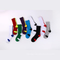 High quality Custom Black Color Anti Slip Football Soccer Man Basketball Crew Sock